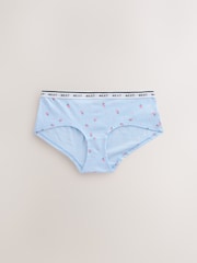 Fruit Print Short Logo Knickers 4 Pack - Image 2 of 6