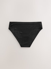 Black / Rose Pink / Praline Nude Brazilian No VPL Stripe Knickers 3 Pack - Image 9 of 11