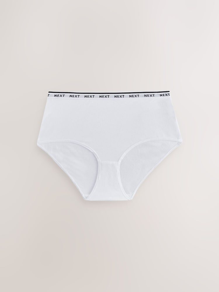 Fruit Print Midi Logo Knickers 4 Pack - Image 2 of 7