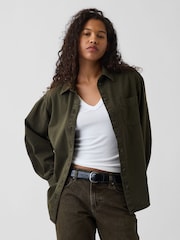 Λαδί - Gap Τζιν Big Πουκάμισο - Εικόνα 1 από 4