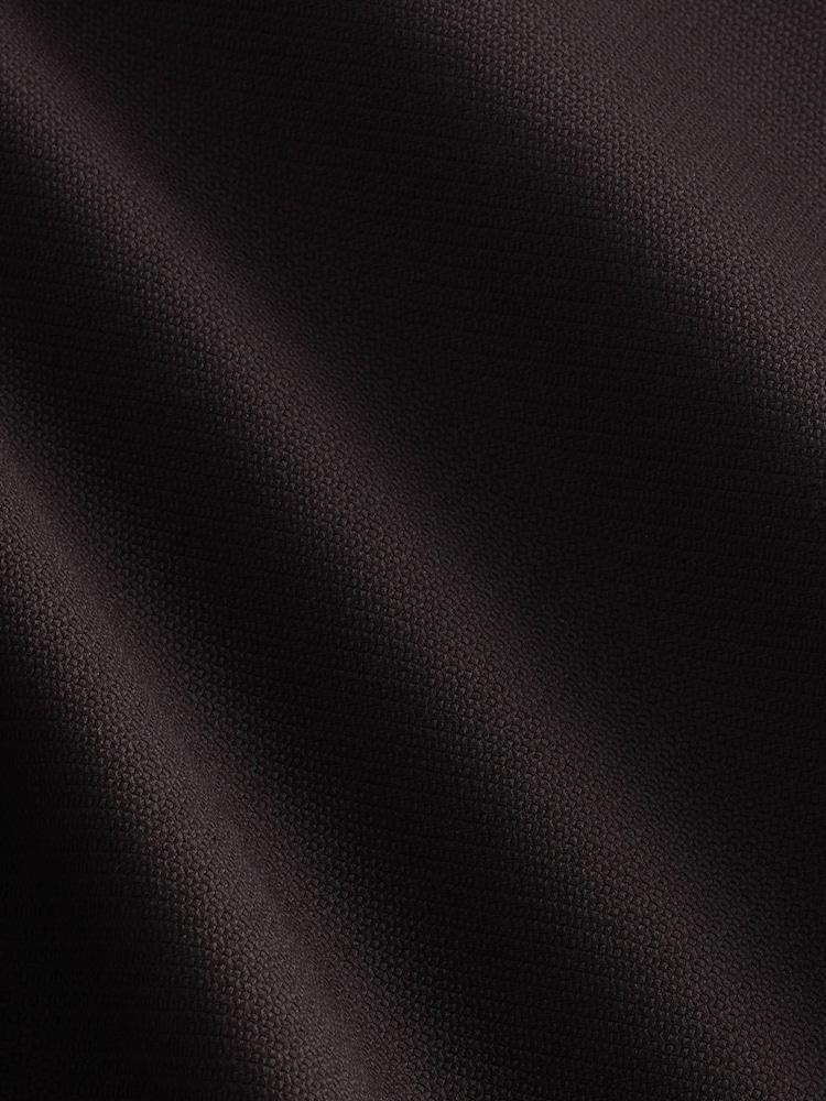 Schwarz - Reguläre Passform - Signature 100% Cotton with Textured Smart Shirt - Bild 7 von 7