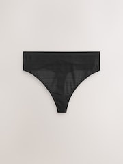 preto/ Pinkrosa/ Nudepraliné - No VPL Stripe Knickers 3 Pacote - Imagem 5 de 7