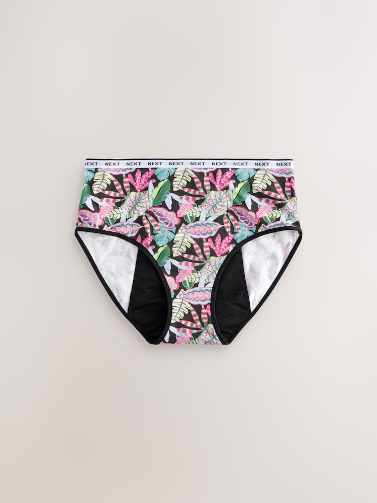 Imprimé rose vif - Lot de 2 culottes menstruelles à fort débit - Image 7 of 10