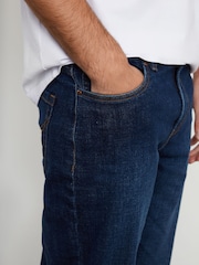 Threadbare Blue Straight Fit Premium Jeans With Stretch - Image 4 of 4