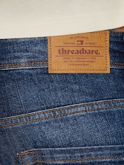 Голубой - Threadbare Прямой облегающий премиум джинсы со Стрейчевым - Изображение 4 из 4