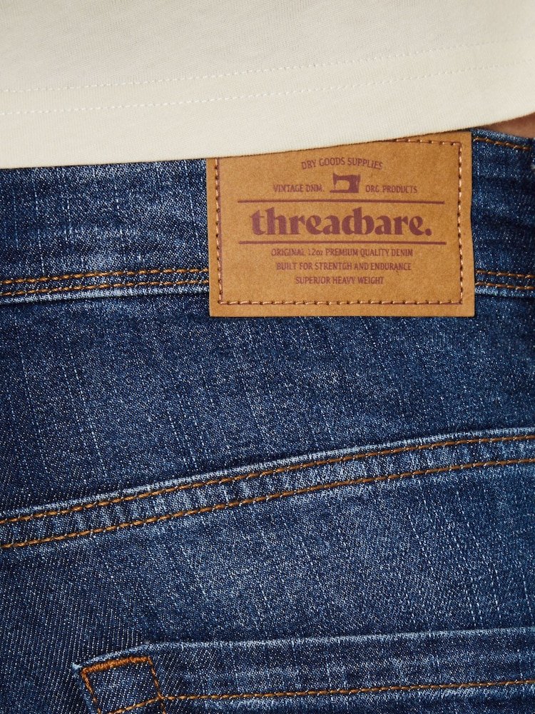 Голубой - Threadbare Прямой облегающий премиум джинсы со Стрейчевым - Изображение 4 из 4 Голубой - Threadbare Прямой облегающий премиум джинсы со Стрейчевым - Изображение 4 из 4