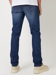 Threadbare Light Blue Slim Fit Premium Jeans With Stretch - Image 2 of 4