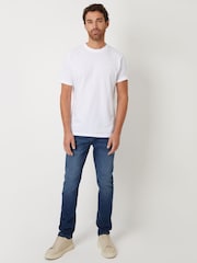 Threadbare Light Blue Slim Fit Premium Jeans With Stretch - Image 3 of 4
