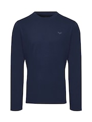 Threadbare Blue Assorted Long Sleeve 100% Cotton T-Shirts 5 Pack - Image 5 of 6