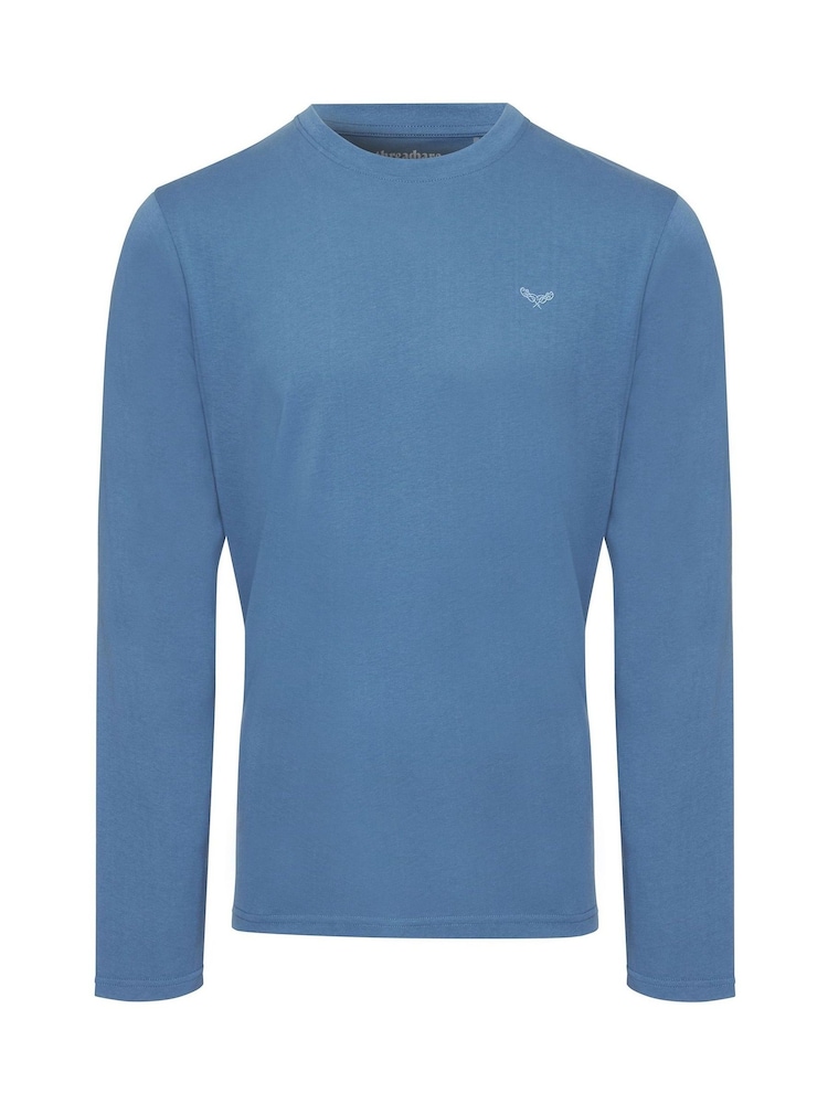 Threadbare Blue Assorted Long Sleeve 100% Cotton T-Shirts 5 Pack - Image 6 of 6