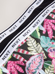 Bright Pink Print High Leg Heavy Flow Period Knickers 2 Pack - Image 9 of 10