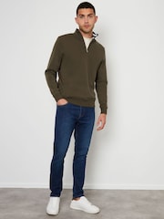 Threadbare Blue Slim Fit Premium Jeans With Stretch - Image 3 of 5