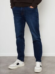 Threadbare Light Blue Tapered Fit Premium Jeans With Stretch - Image 1 of 4