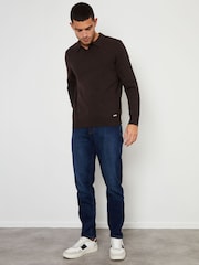 Threadbare Light Blue Tapered Fit Premium Jeans With Stretch - Image 3 of 4
