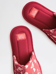 Bath & Body Works Red Japanese Cherry Blossom Mule Slippers - Image 7 of 8