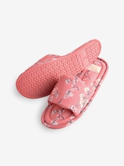 Bath & Body Works Pink Japanese Cherry Blossom Open Toe Scalloped Slippers - Image 7 of 8