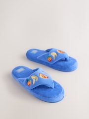 Bath & Body Works Blue Fruit Towelling Slippers - Image 1 of 5