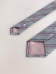 Neutral - Seidenkrawatte mit Design - Image 3 of 4