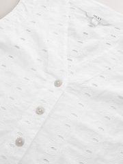 White Broderie Waistcoat - Image 6 of 7