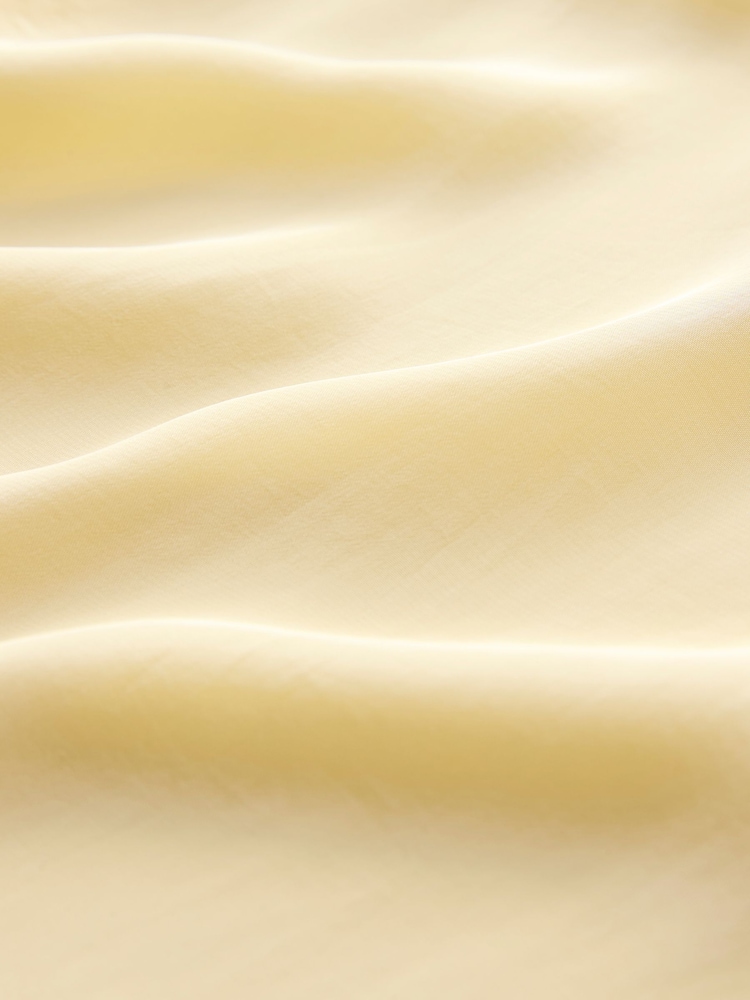 Yellow/Cream Satin Lace Insert Scoop Cami Top - Image 8 of 8