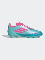 adidas Blue Kids F50 League Messi Firm/Blue -Ground Boots - Image 2 of 10