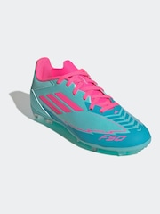 adidas Blue Kids F50 League Messi Firm/Blue -Ground Boots - Image 4 of 10