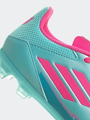 adidas Blue Kids F50 League Messi Firm/Blue -Ground Boots - Image 9 of 10