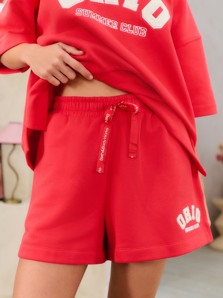 Bath & Body Works Red Ohio Sweat Shorts - Image 2 of 4