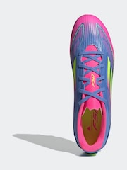 adidas Blue/Pink Adult F50 Club Firm/ Blue/Pink -Ground Boots - Image 5 of 8