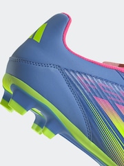 adidas Blue/Pink Adult F50 Club Firm/ Blue/Pink -Ground Boots - Image 7 of 8