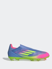 adidas Blue Adult F50 League Laceless Firm Blue Ground Boots - Image 1 of 8
