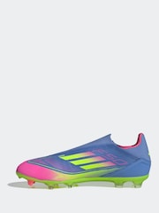 adidas Blue Adult F50 League Laceless Firm Blue Ground Boots - Image 2 of 8