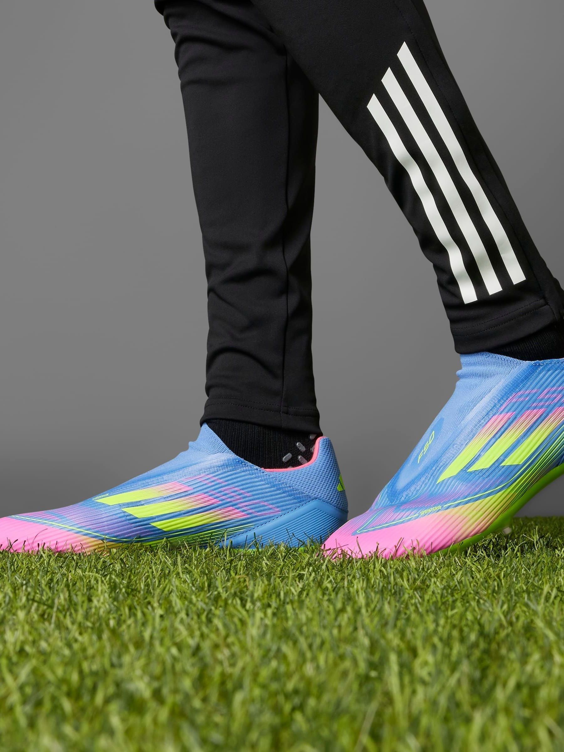 Buy adidas Blue Adult F50 League Laceless Firm Blue Ground Boots