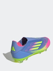 adidas Blue Adult F50 League Laceless Firm Blue Ground Boots - Image 4 of 8