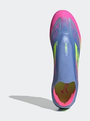 adidas Blue Adult F50 League Laceless Firm Blue Ground Boots - Image 6 of 8