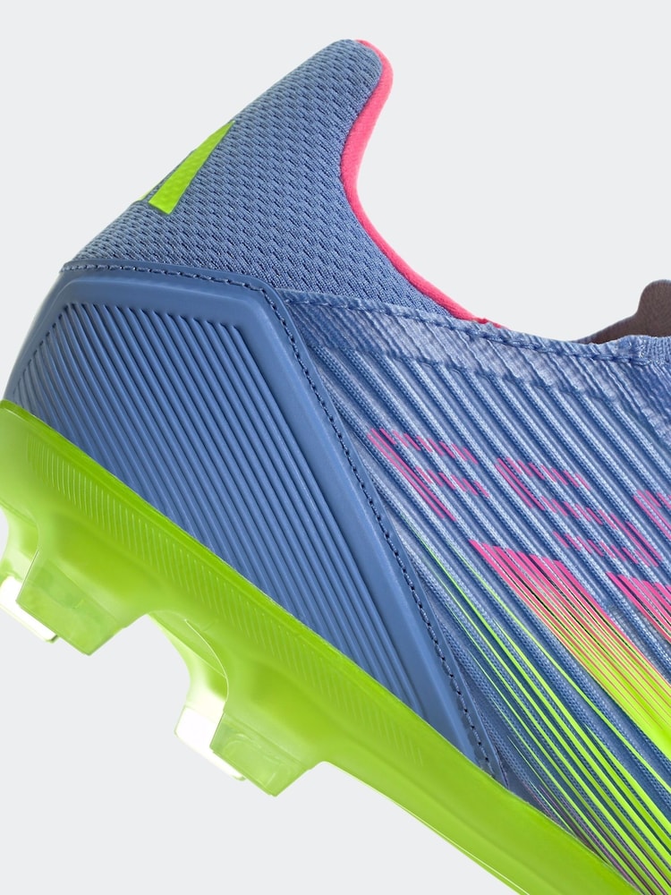 adidas Blue Adult F50 League Laceless Firm Blue Ground Boots - Image 7 of 8