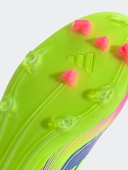 adidas Blue Adult F50 League Laceless Firm Blue Ground Boots - Image 8 of 8