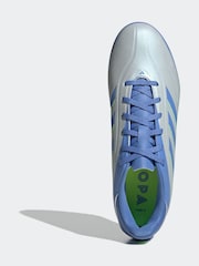 adidas Blue/Grey Adult Copa Pure 3 Club Turf Boots - Image 6 of 9