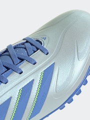adidas Blue/Grey Adult Copa Pure 3 Club Turf Boots - Image 8 of 9