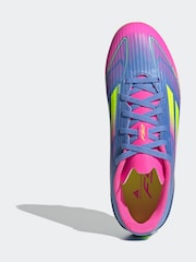 Azul - adidas Kids F50 League Multi Ground Boots - Imagen 6 de 9