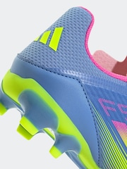 Azul - adidas Kids F50 League Multi Ground Boots - Imagen 9 de 9