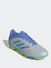 adidas Blue/Grey Adult Copa Pure 3 Club Firm/Multi-Ground Boots - Image 1 of 9