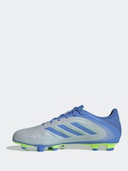 adidas Blue/Grey Adult Copa Pure 3 Club Firm/Multi-Ground Boots - Image 3 of 9