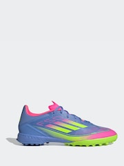 adidas Pink/Blue Adult F50 League Turf Boots - Image 1 of 9