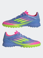 adidas Pink/Blue Adult F50 League Turf Boots - Image 5 of 9