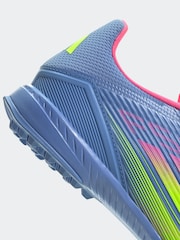 adidas Pink/Blue Adult F50 League Turf Boots - Image 8 of 9