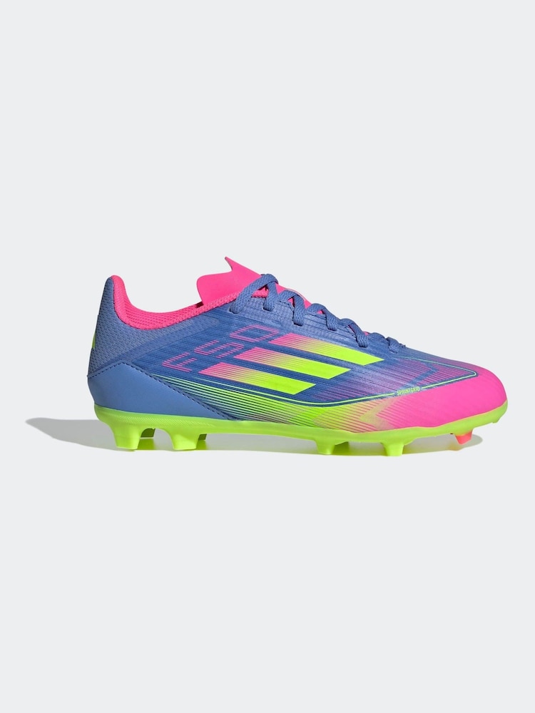 adidas Blue Kids F50 League Firm/Multi-Ground Boots - Image 1 of 10 adidas Blue Kids F50 League Firm/Multi-Ground Boots - Image 1 of 10
