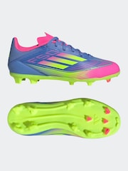 adidas Blue Kids F50 League Firm/Multi-Ground Boots - Image 8 of 10