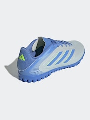 adidas Grey/Blue Kids Copa Pure 3 Club Turf Boots - Image 2 of 8