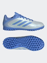 adidas Grey/Blue Kids Copa Pure 3 Club Turf Boots - Image 4 of 8